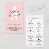 Lash Extension Natercare Visitekaartje (Voorkant / Achterkant)