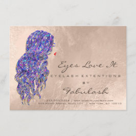 Lash Extension Nazorg Instructies Ivoor Violet