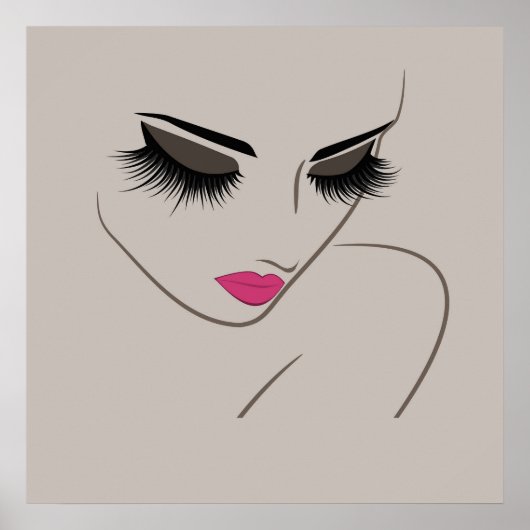 Lash Extension Poster (Voorkant)