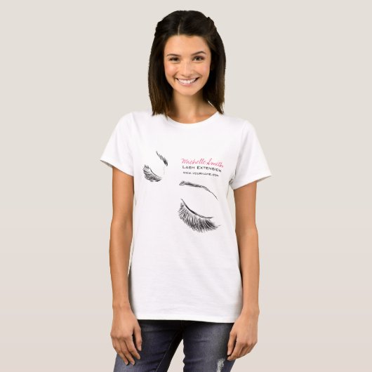 Lash Extension T-shirt (Voorkant volledig)