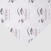 Lash Extension Zwart-wit make-up artiest Brow Tissuepapier (Detail)