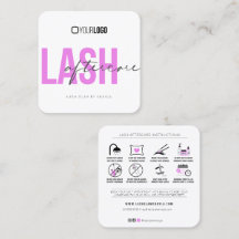 Lash Extensions Aftercare Instructies Fuchsia