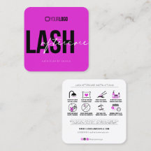 Lash Extensions Aftercare Instructies Hot Pink