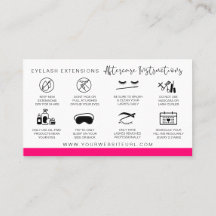 Lash Extensions Aftercare Instructions Modern Busi