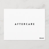 Lash Extensions Aftercare Kaart (Achterkant)