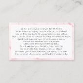 Lash Extensions Aftercare Visitekaartje (Achterkant)