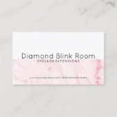 Lash Extensions Aftercare Visitekaartje (Voorkant)