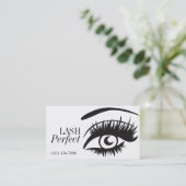 Lash Extensions Beauty Salon Visitekaartje (Staand voorkant)