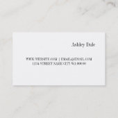 Lash Extensions Beauty Salon Visitekaartje (Achterkant)