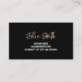 Lash Extensions Beauty Salon Visitekaartje (Achterkant)