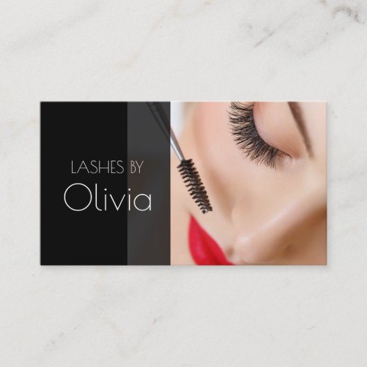 Lash Extensions Beauty Salon Visitekaartje (Voorkant)