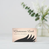 Lash Extensions Bold Gold Visitekaartje (Staand voorkant)