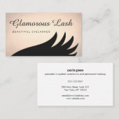 Lash Extensions Bold Gold Visitekaartje (Voorkant / Achterkant)