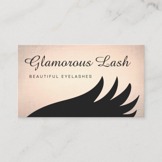 Lash Extensions Bold Gold Visitekaartje (Voorkant)