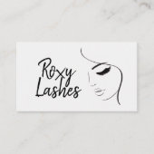 Lash Extensions Eyelashes Brows Salon Visitekaartje (Voorkant)