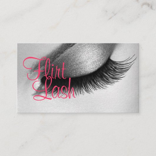 Lash Extensions Lashes Beauty Cosmetology Salon Bu Visitekaartje (Voorkant)