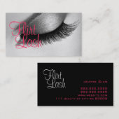 Lash Extensions Lashes Beauty Cosmetology Salon Visitekaartje (Voorkant / Achterkant)