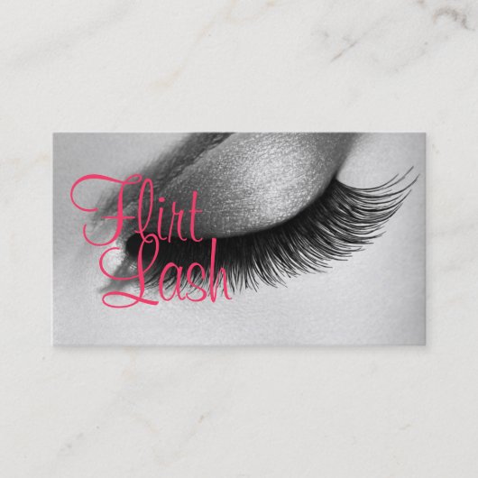 Lash Extensions Lashes Beauty Cosmetology Salon Visitekaartje (Voorkant)