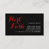 Lash Extensions Lashes Beauty Cosmetology Salon Visitekaartje (Achterkant)