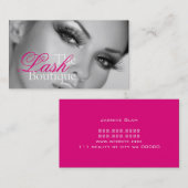 Lash Extensions Lashes Beauty Cosmetology Salon Visitekaartje (Voorkant / Achterkant)