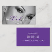 Lash Extensions Lashes Beauty Cosmetology Salon Visitekaartje (Voorkant / Achterkant)