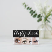 Lash Extensions Lashes Beauty Cosmetology Salon Visitekaartje (Staand voorkant)
