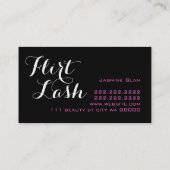 Lash Extensions Lashes Beauty Cosmetology Salon Visitekaartje (Achterkant)