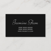 Lash Extensions Lashes Beauty Cosmetology Salon Visitekaartje (Achterkant)