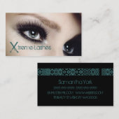Lash Extensions, Lashes Salon Visitekaartje (Voorkant / Achterkant)