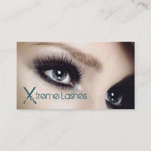 Lash Extensions, Lashes Salon Visitekaartje (Voorkant)