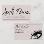 Lash Extensions Modern Clean Visitekaartje (Voorkant / Achterkant)