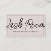 Lash Extensions Modern Clean Visitekaartje (Voorkant)