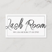 Lash Extensions Modern Clean Visitekaartje (Voorkant)