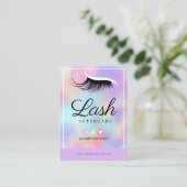 Lash Extensions nazorginstructies Visitekaartje (Staand voorkant)