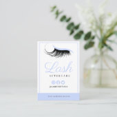 Lash Extensions nazorginstructies Visitekaartje (Staand voorkant)