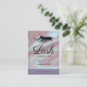 Lash Extensions nazorginstructies Visitekaartje (Staand voorkant)