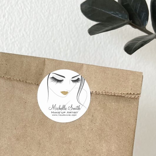 Lash Extensions Ronde Sticker