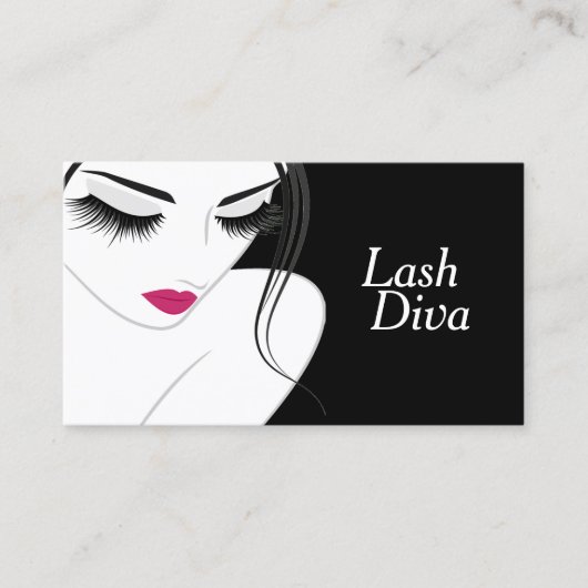 Lash Extensions Salon Beauty Spa Visitekaartje (Voorkant)