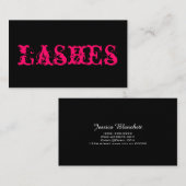 Lash Extensions, Salon Visitekaartje (Voorkant / Achterkant)