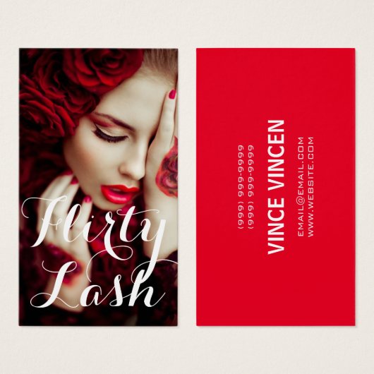 Lash Extensions Salon Visitekaartje (Voorkant /achterkant)