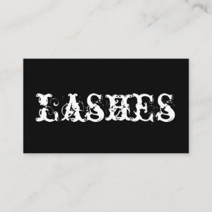 Lash Extensions, Salon Visitekaartje