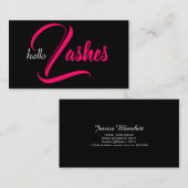 Lash Extensions, Salon Visitekaartje (Voorkant / Achterkant)