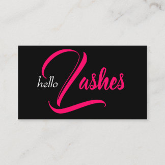 Lash Extensions, Salon Visitekaartje