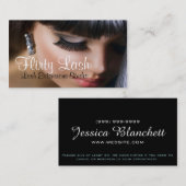 Lash Extensions Studio Card MakeUp Salon Beauty Visitekaartje (Voorkant / Achterkant)