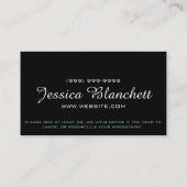 Lash Extensions Studio Card MakeUp Salon Beauty Visitekaartje (Achterkant)