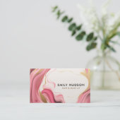 Lash Haar & Make Up Visitekaartje (Staand voorkant)