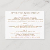 Lash Instructies voor het opzuigen en gooien van n Visitekaartje (Voorkant)