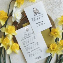 Lash lounge Eenvoudige witte prijslijst