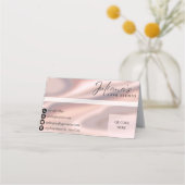 Lash Loyalty Card Bewerkbare Beauty Rewards Card (Achterkant)