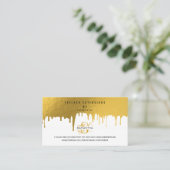 Lash Natercare Instructions Gold Drids Visitekaartje (Staand voorkant)